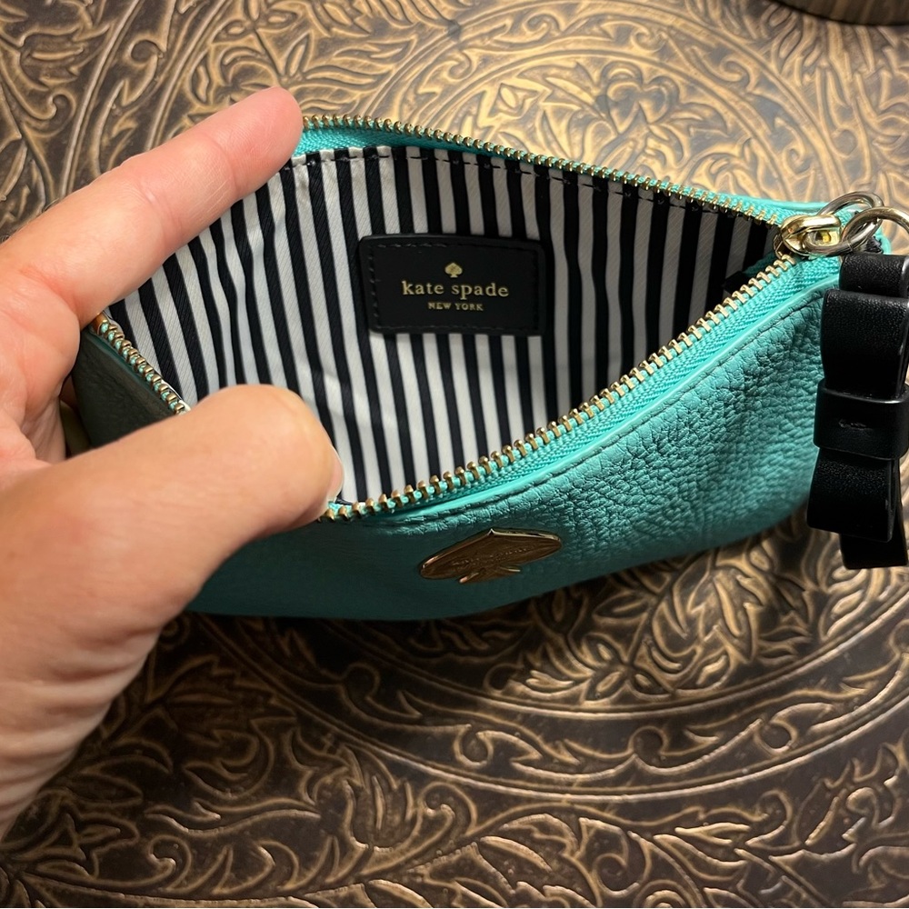 Teal Kate Spade small wristlets - Picture 3 of 6